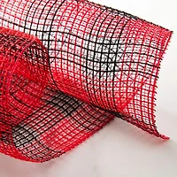 10" x 19ft. Red & Black Buffalo Check Mesh by Celebrate It™