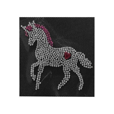3" Rhinestone Unicorn Iron On Patch by Make Market®