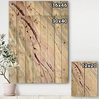 Designart - Shaby Pink Marble