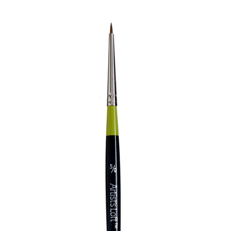 Golden Taklon Short Handle Spotter Brush by Artist's Loft™ Vienna
