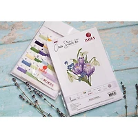 Luca-S Spring Flowers Counted Cross Stitch Kit