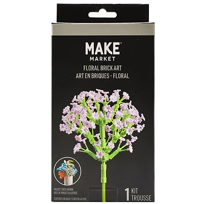 Baby's Breath Floral Brick Art Kit by Make Market