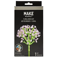 Baby's Breath Floral Brick Art Kit by Make Market