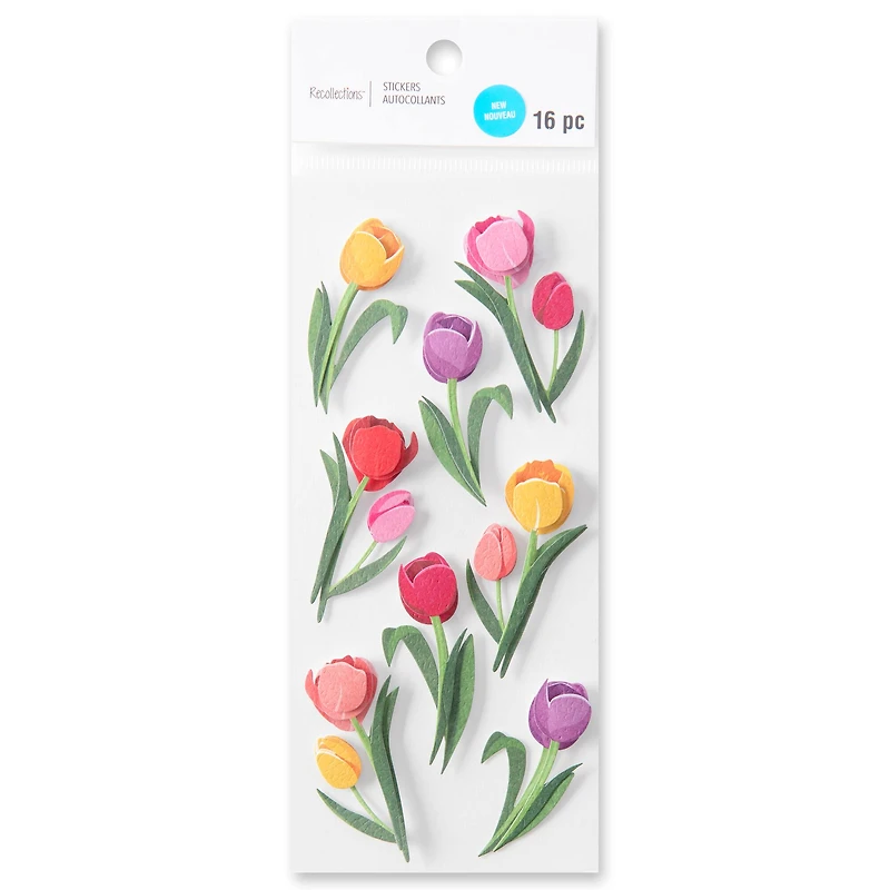 Tulip Floral Dimensional Stickers by Recollections™