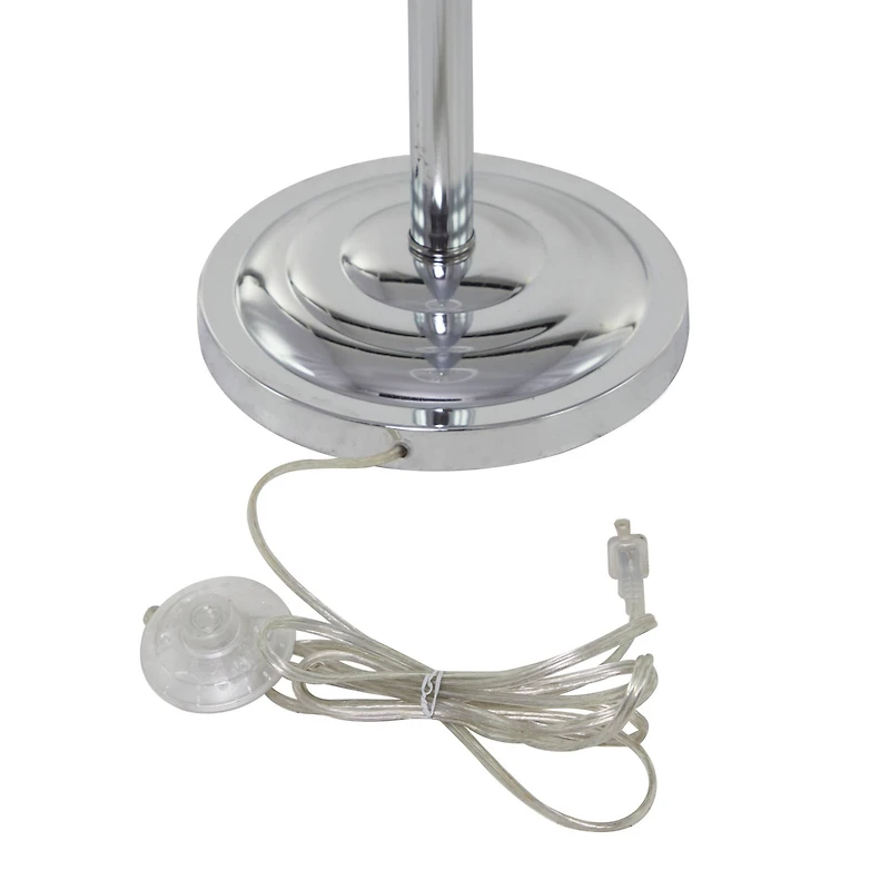 Silver Metal Floor Lamp 16" x 16" x 63