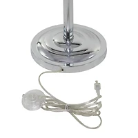 Silver Metal Floor Lamp 16" x 16" x 63
