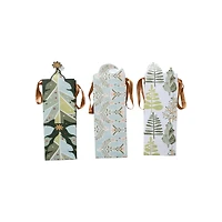 Hello Honey Tree & Dove Pattern Die-Cut Gift Bag, 3ct.