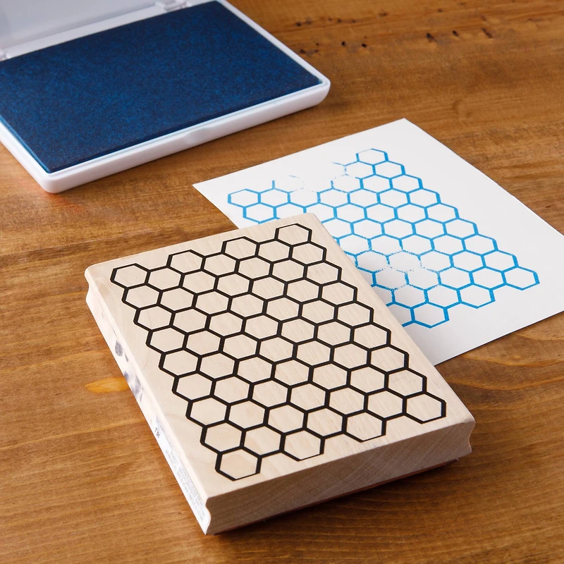 Honeycomb Wood Stamp by Recollections™