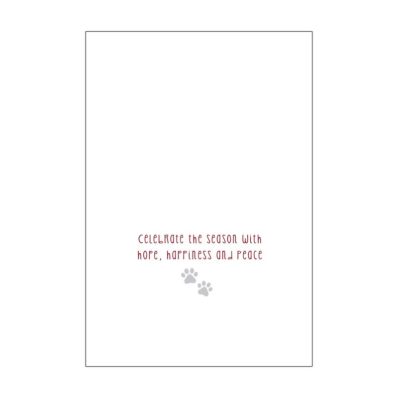 JAM Paper Puppy Love Holiday Assortment Cards & Matching Envelopes Set, 16ct.