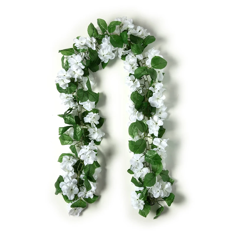6ft. White Hydrangea Chain Garland by Ashland®