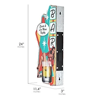 American Art Decor 24" Metal LED Bar Spirits & Live Music Nightly Marquee Sign
