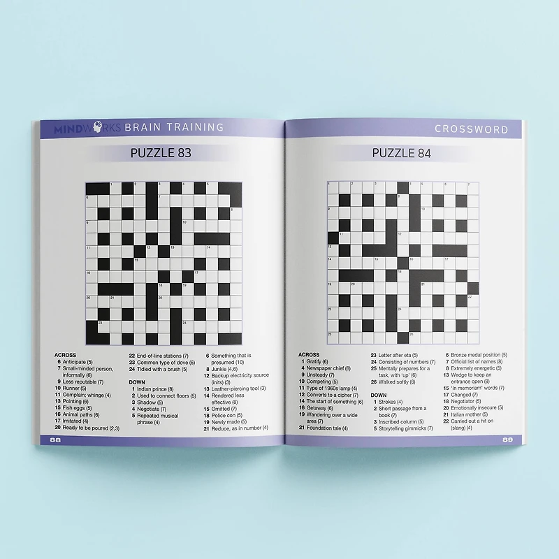 Mindworks Brain Training Crossword Puzzles