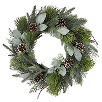 24" Shimmery Pine Wreath by Ashland®