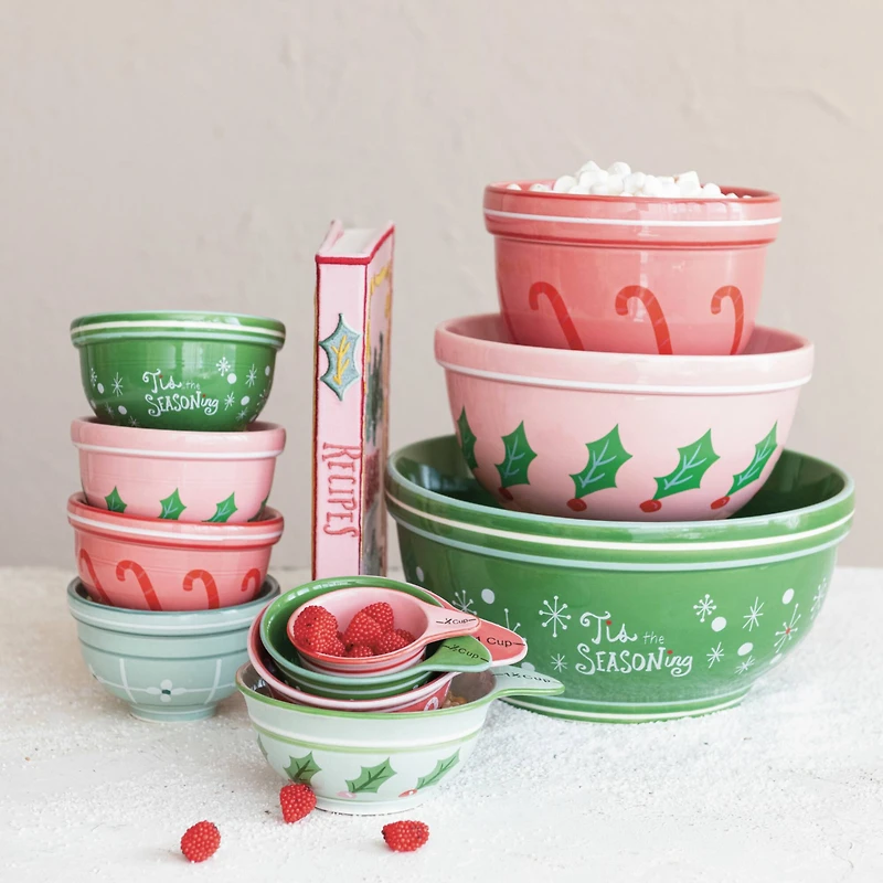 Hello Honey® 4.5" Holiday Stoneware Bowl Set
