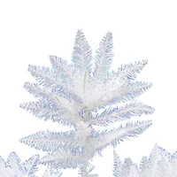 8.5ft. Unlit Sparkle White Spruce Artificial Christmas Tree