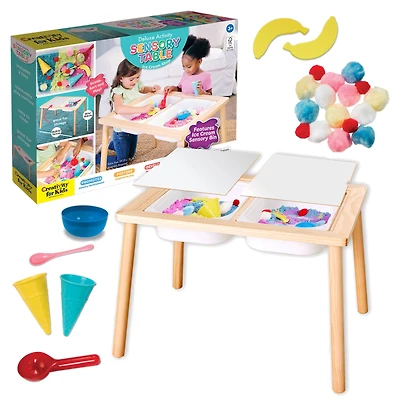Creativity for Kids® Deluxe Activity Sensory Table with Ice Cream Shop