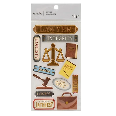 Lawyer Dimensional Stickers by Recollections™