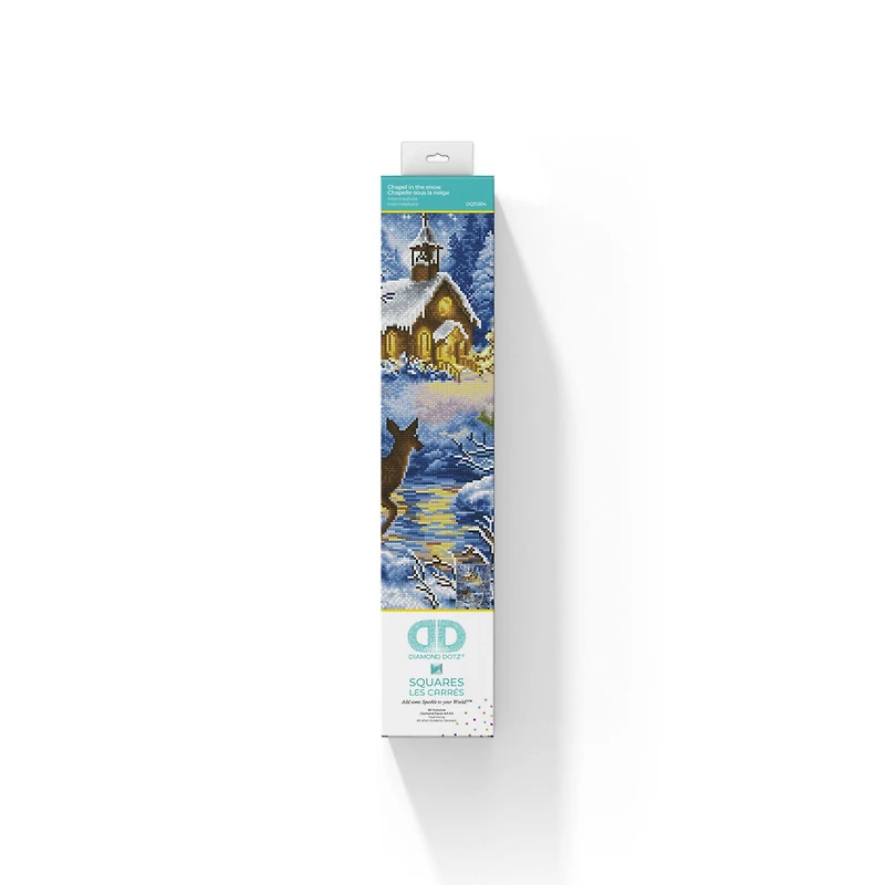 Diamond Dotz® Intermediate Chapel in the Snow Diamond Art Painting Kit