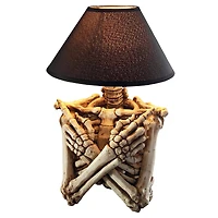 Design Toscano 14.5" Rest in Pieces Gothic Skeleton Table Lamp