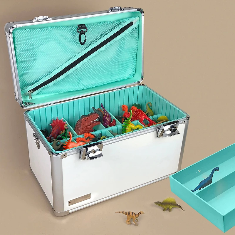 Vaultz White Divided Storage Box