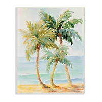 Stupell Industries Tropical Palm Trees on Coastal Beach Wall Plaque