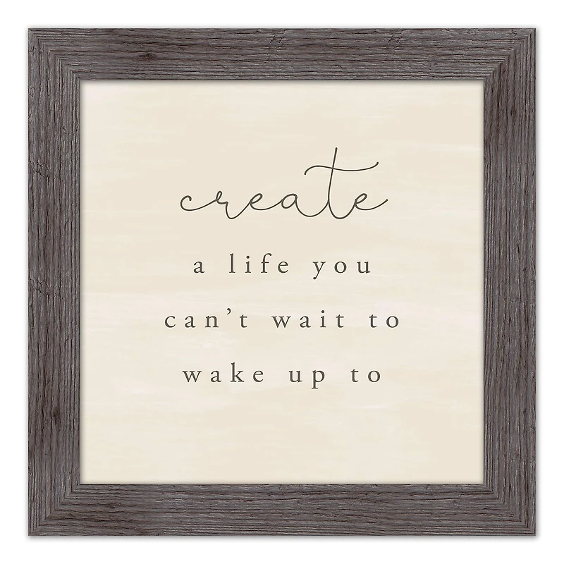 Create A Life Western Framed Print
