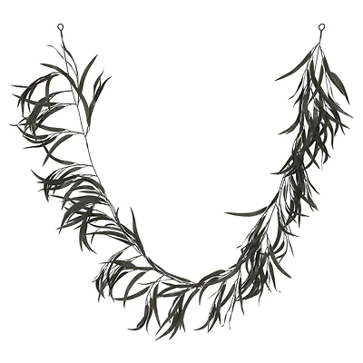 6ft. Black Willow Garland by Ashland®