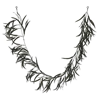 6ft. Black Willow Garland by Ashland®