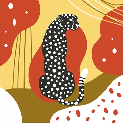 4" x 4" Wild Animals Canvas Painting Kit