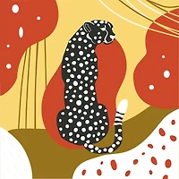 4" x 4" Wild Animals Canvas Painting Kit