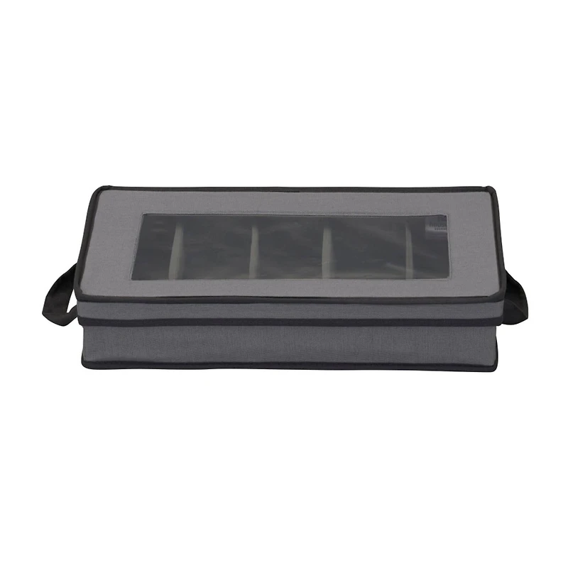 Household Essentials 19" Windowed Flatware Storage Chest