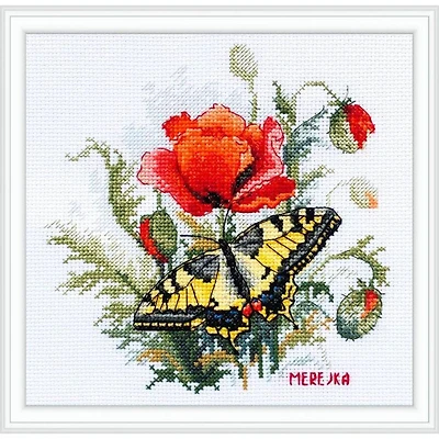 Merejka Summer Meadow Counted Cross Stitch Kit