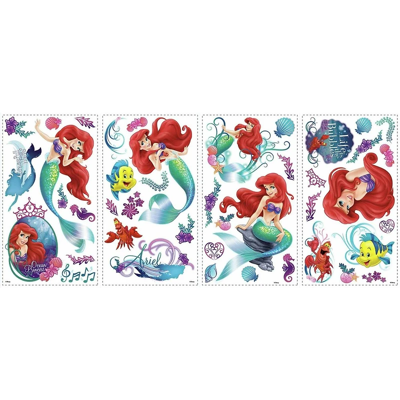 RoomMates The Little Mermaid Peel & Stick Wall Decals