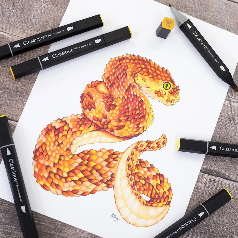 Spectrum Noir™ Classique Yellows Dual Tip Marker Set