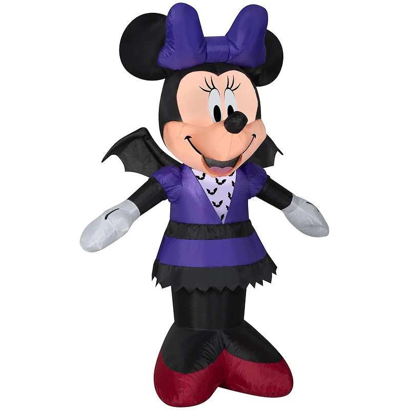 3.5ft. Airblown® Inflatable Disney Minnie in Bat Costume
