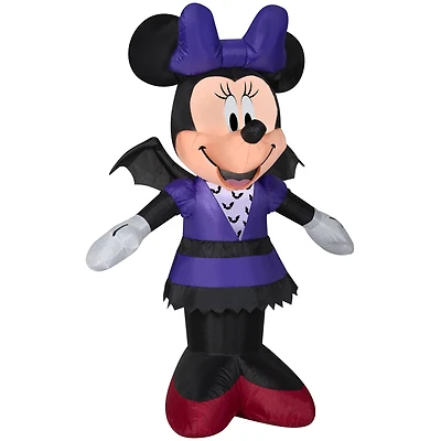 3.5ft. Airblown® Inflatable Disney Minnie in Bat Costume