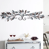 Blue Metal Traditional Tree Branch Wall Decoration