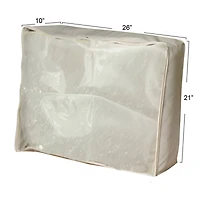 Household Essentials Canvas Blanket Storage Bag