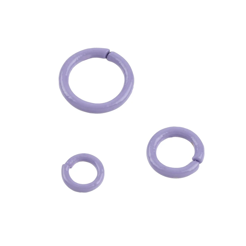 12 Pack: Enamel Jump Ring Assortment by Bead Landing™