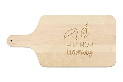 Hip Hop Hooray 17" x 8" Maple Paddle Cutting Board