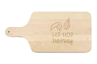 Hip Hop Hooray 17" x 8" Maple Paddle Cutting Board