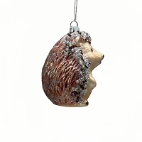3.75" Bejeweled Hedgehog Glass Ornament by Ashland®