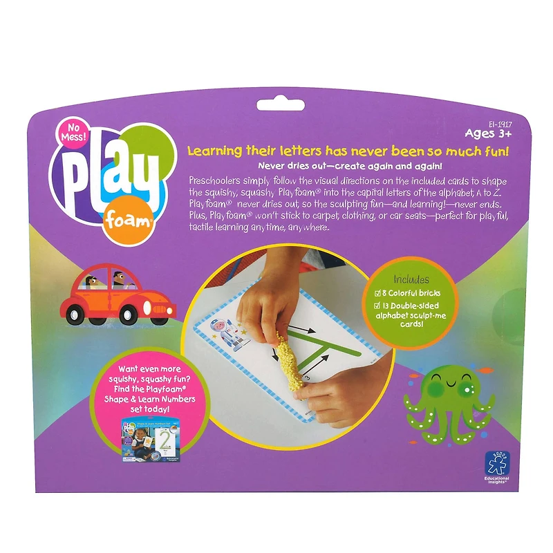 Educational Insights® Playfoam® Shape & Learn Alphabet Sets, 2ct.
