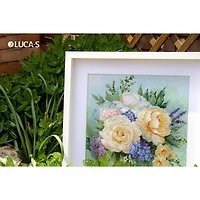 Luca-s Floral Bouquet Counted Cross Stitch Kit