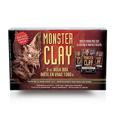 Monster Clay® 3lb. Medium Brown Elastic Clay
