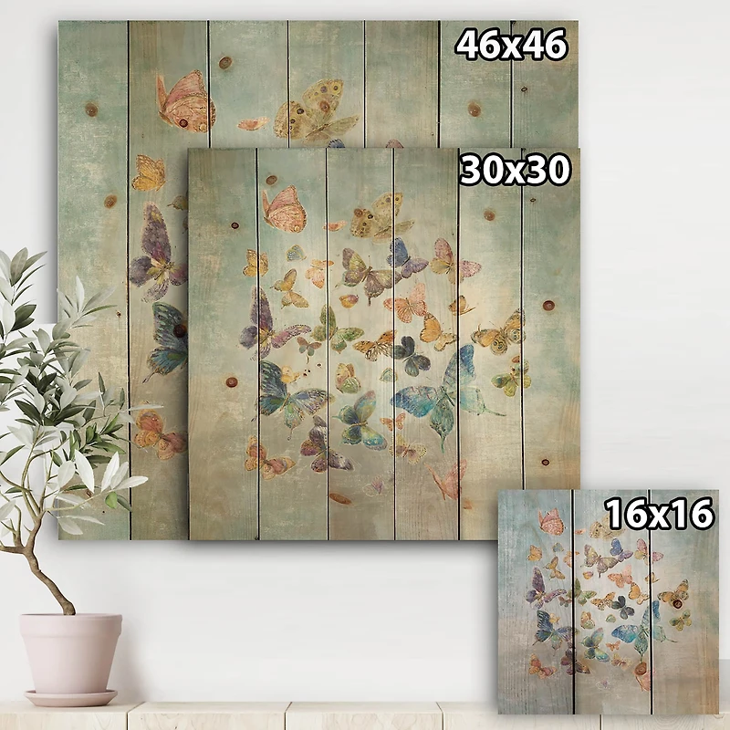 Designart - Butterflies Dancing I