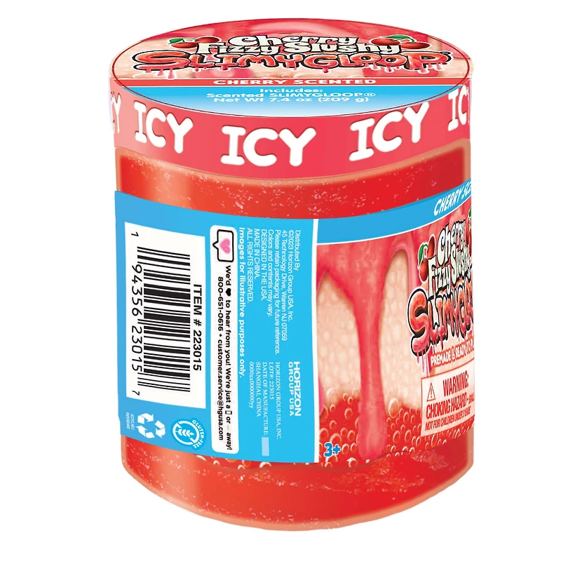 SlimyGloop® Cherry Fizzy Slushy Slime