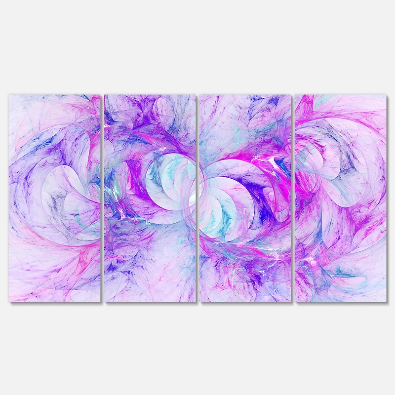 Designart - Light Purple Fractal Texture