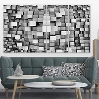Designart - Black and Grey Cubes