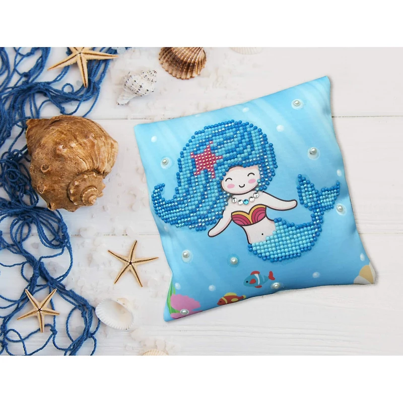 Diamond Dotz® Beginner Pearl Swimmer Decorative Mini Pillow Kit